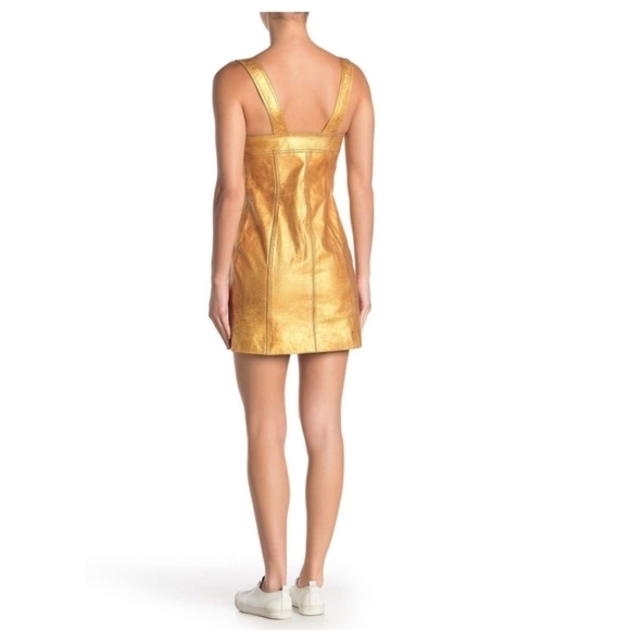 Free People Goldie Leather Mini Dress - Picture 4 of 12